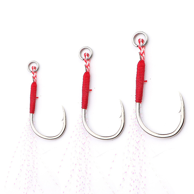 Fishing Hook Assortment - 20pcs/bag Fishing Cast Jigs Assist Hook