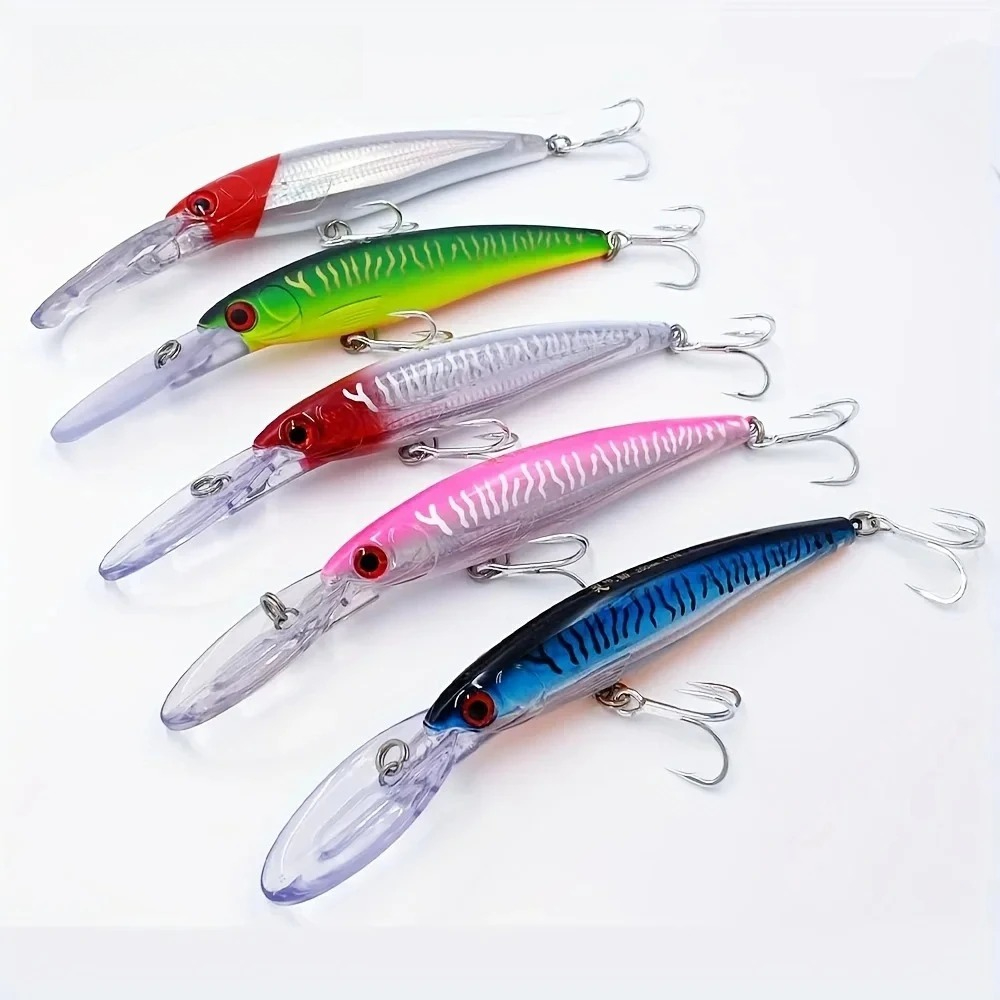 1PC  67g/117g Trolling Minnow  - Fishing Hook Size recension och pris