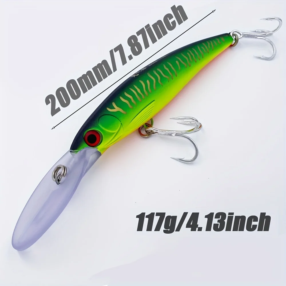 1PC  67g/117g Trolling Minnow  - Fishing Hook Size recension och pris