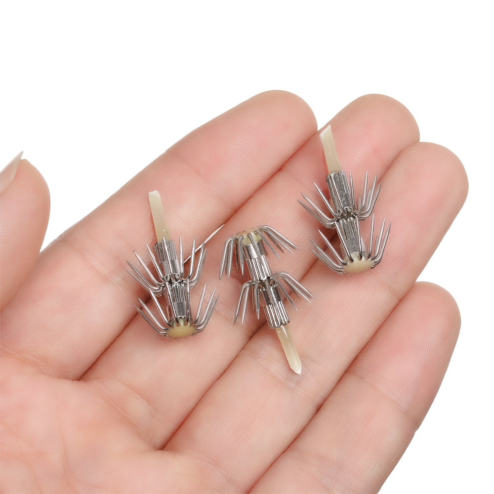 5Pcs Stainless Steel Double La - Fishing Hook Assortment recension och pris