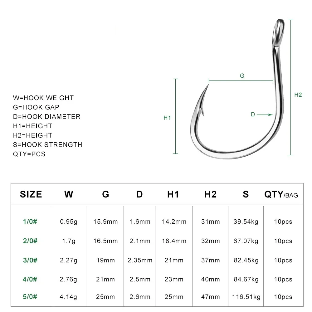 Ring Eye Fishhooks Fishing Hoo - Fishing Hook Barbless recension och pris