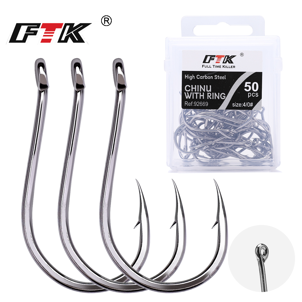 FTK 50-100Pcs/Box Fishing Hook - Fishing Hook Assortment recension och pris