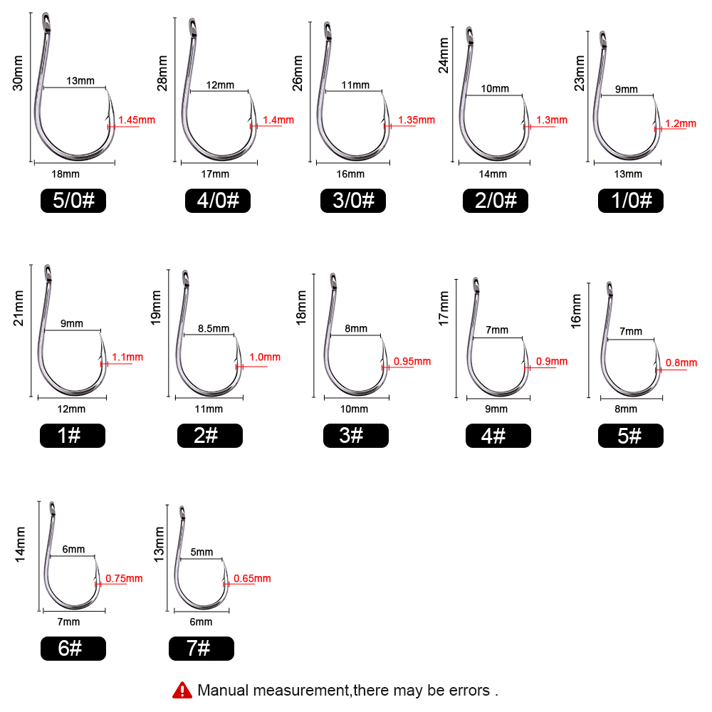FTK 50-100Pcs/Box Fishing Hook - Fishing Hook Assortment recension och pris